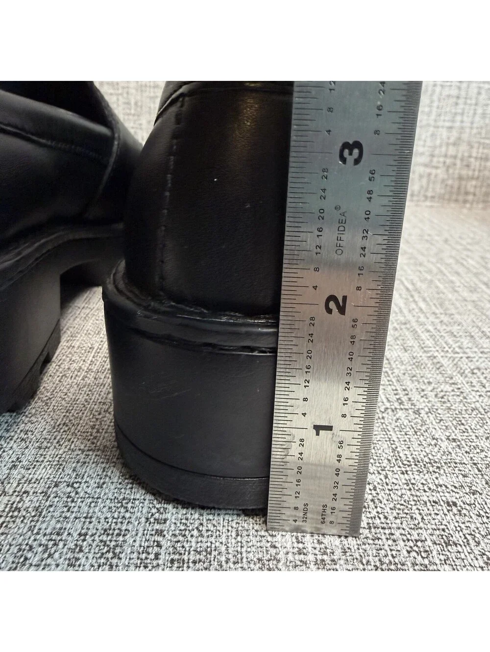 Born Shoes Women’s Size 6.5 M Loafers Black Leather Contessa Slip On Lug Sole